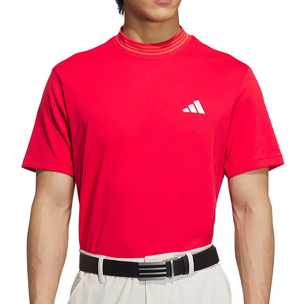 スリーストライプスモックネック半袖シャツ(半袖シャツ・ポロシャツ