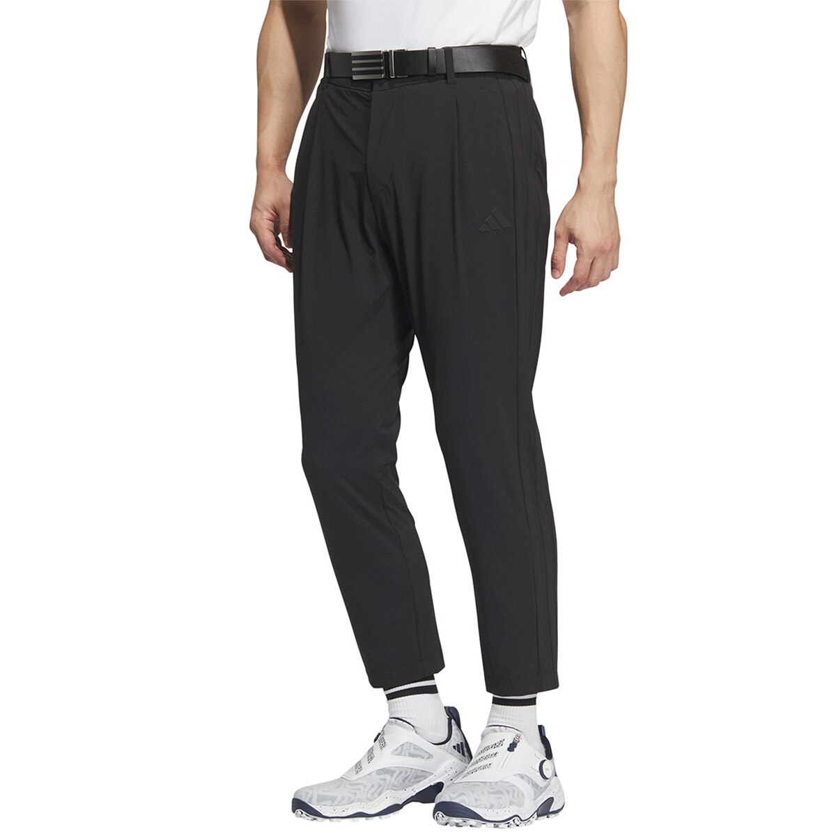 EX ストレッチ active スリーストライプス ワイドアンクルパンツ