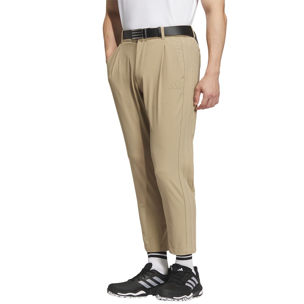 EX ストレッチ active スリーストライプス ワイドアンクルパンツ