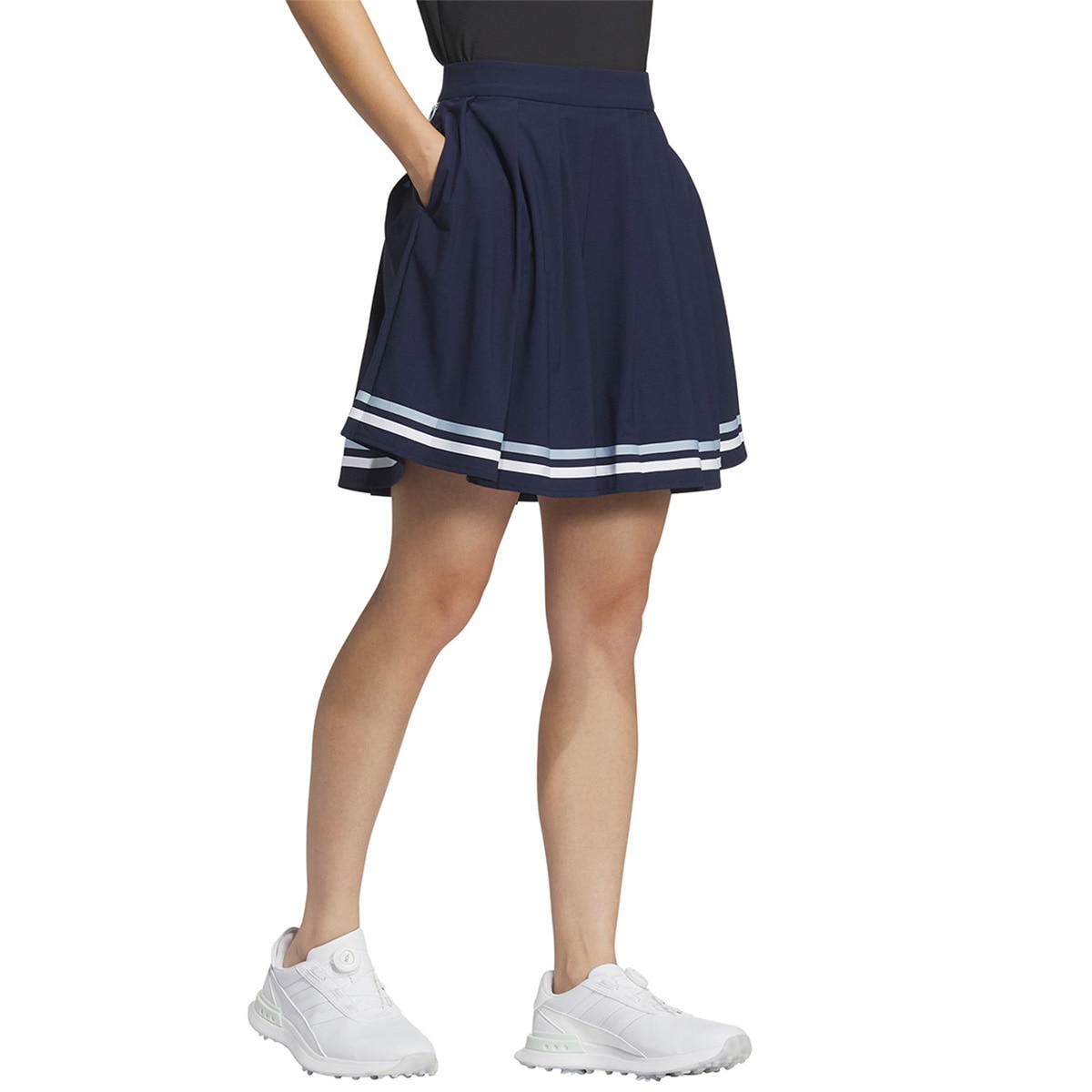 ストレッチ ソリッド プリーツ スカート レディス(スカート)|Adidas