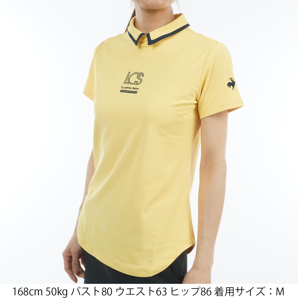 4048　コルディア　レディ－ス　半袖シャツ　黄色　9号 4048 コルディア レディ－ス 半袖シャツ 黄色 9号