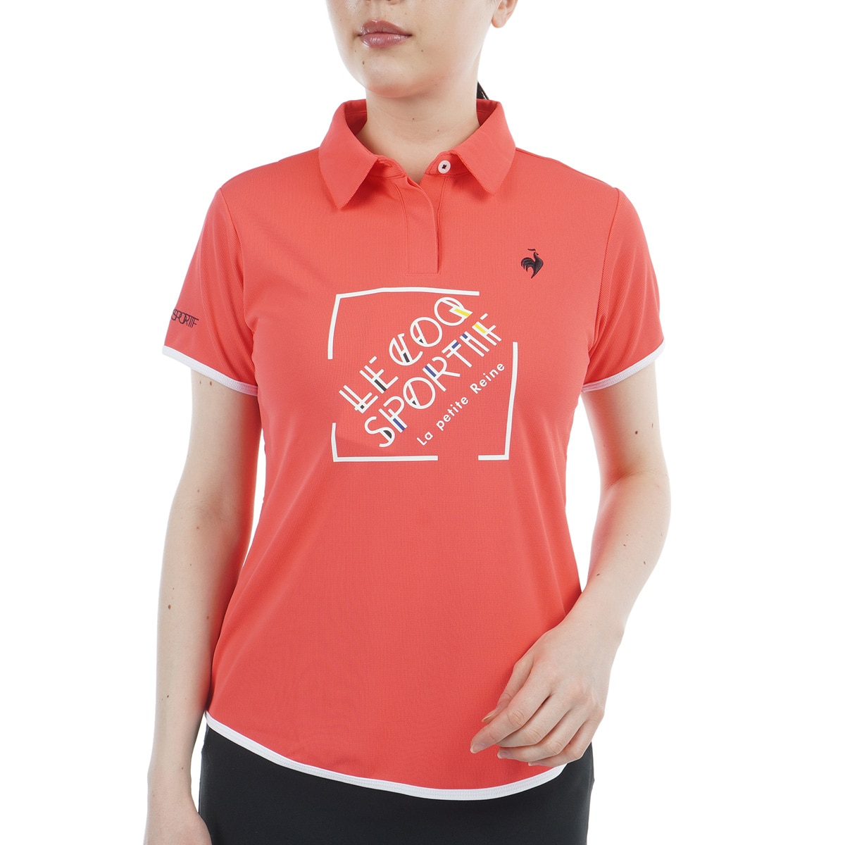 ストレッチ Aラインシルエット 半袖ポロシャツ レディス(半袖シャツ