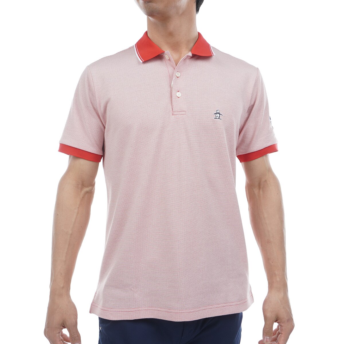 セール・アウトレット】SEASON 吸汗速乾 ドット鹿の子 半袖ポロシャツ