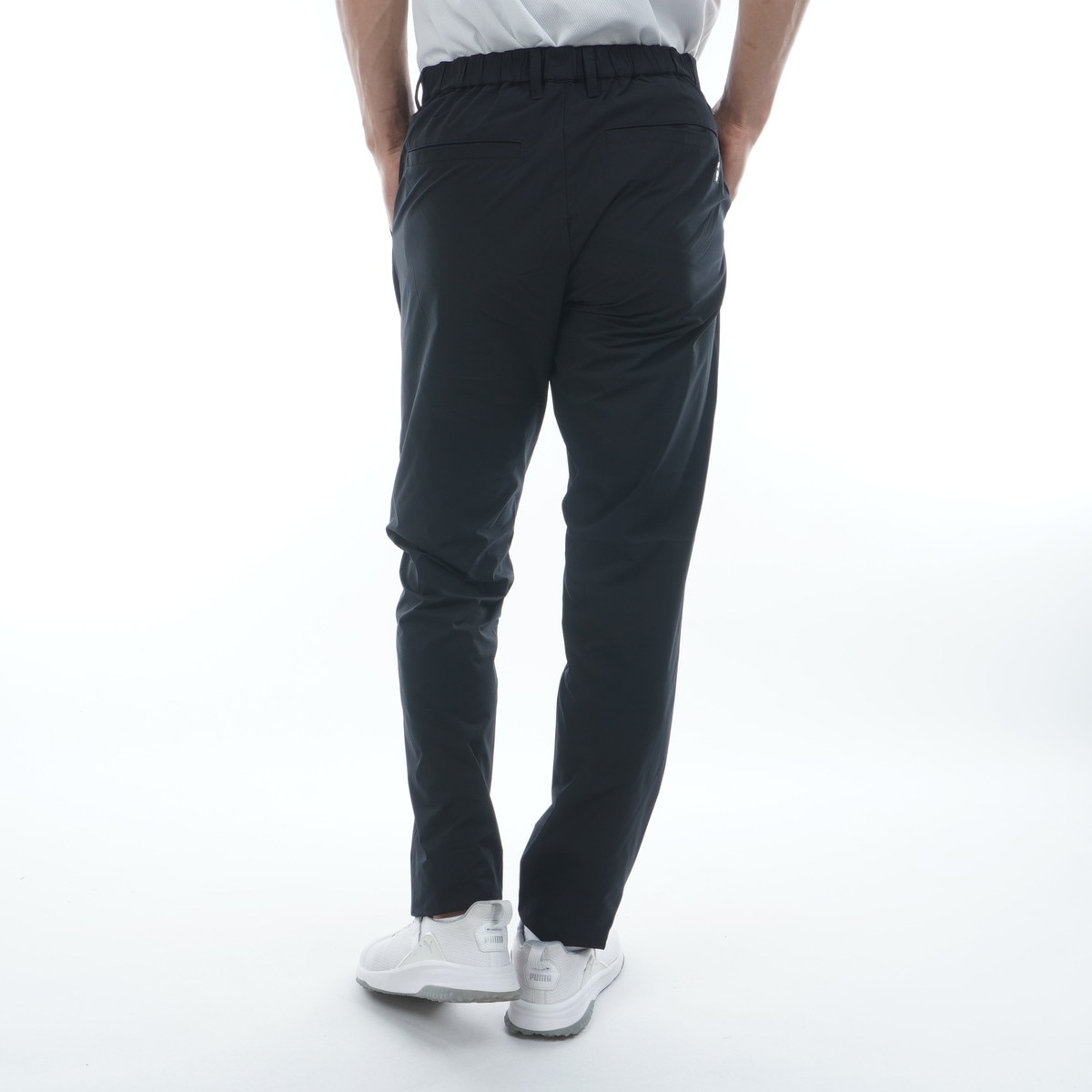 SEASON ストレッチ ワンポイント刺繍 フルレングスパンツ(ロング