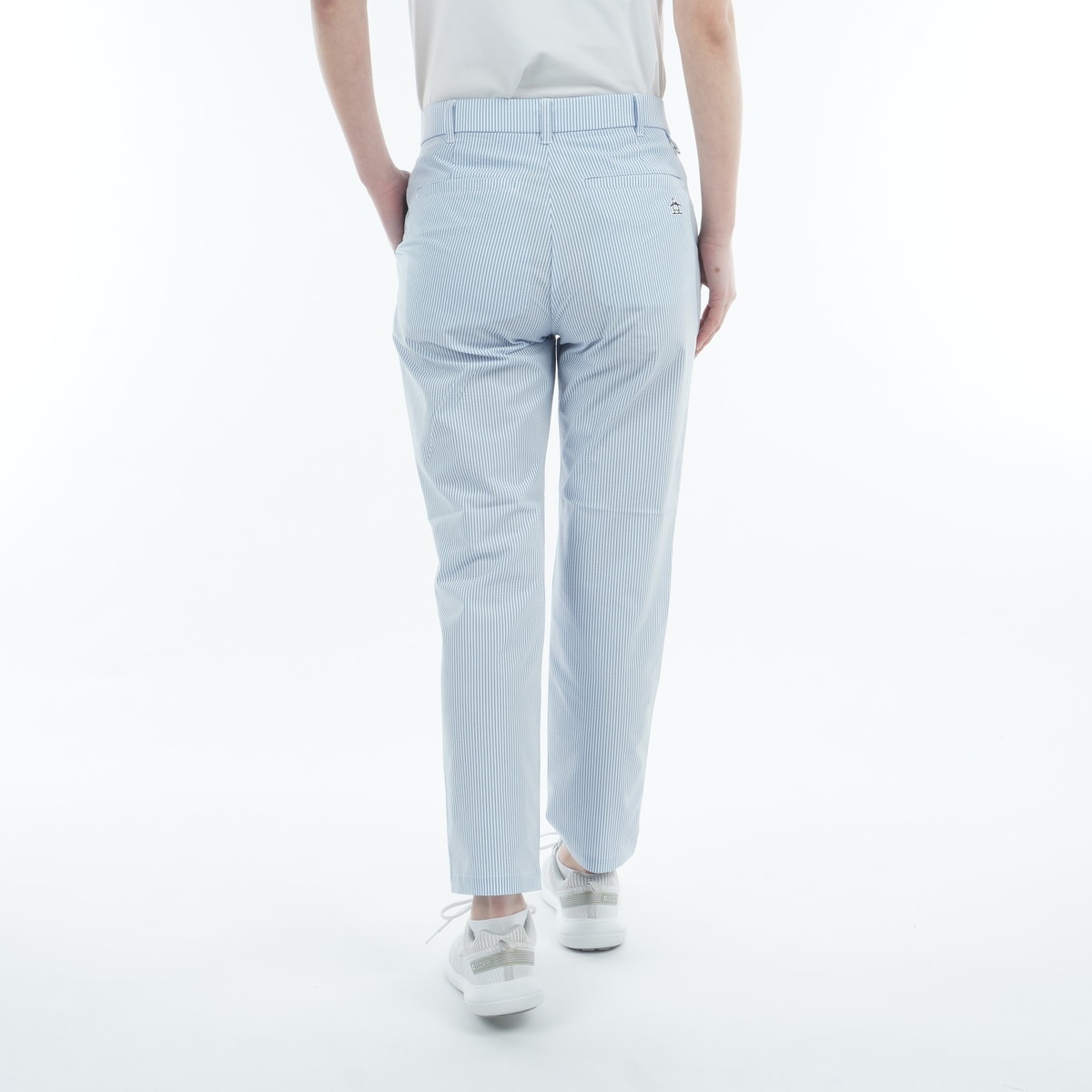 アウトレット】SEASON COLLECTION シアサッカーストレッチ 9分丈パンツ