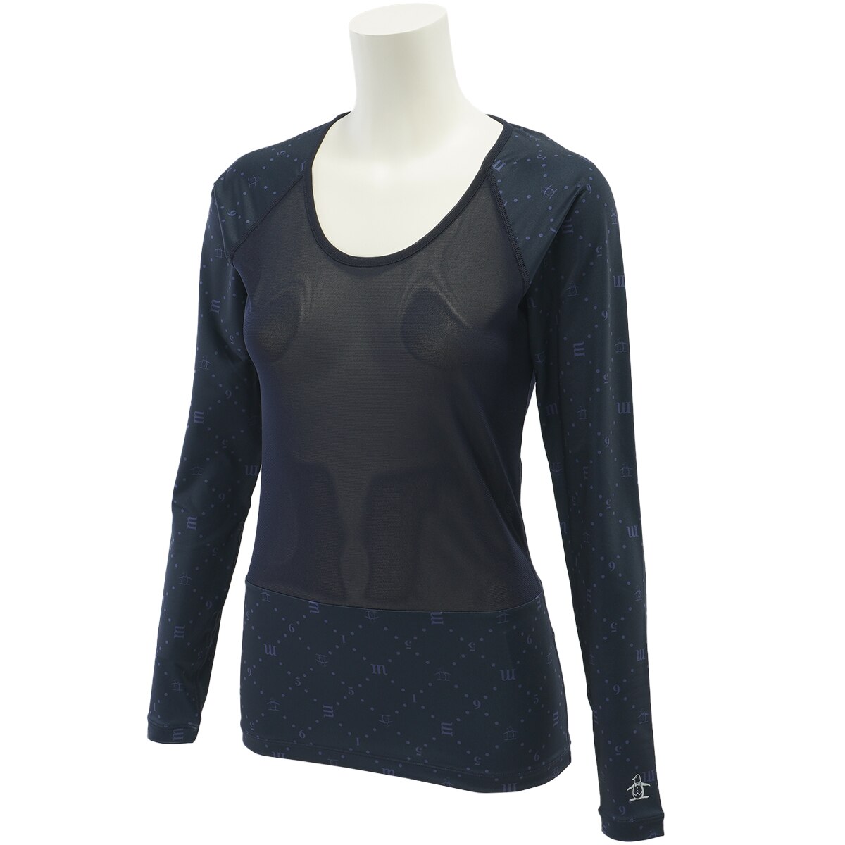 SEASON COLLECTION 飛びプリント長袖インナーシャツ レディス(【女性