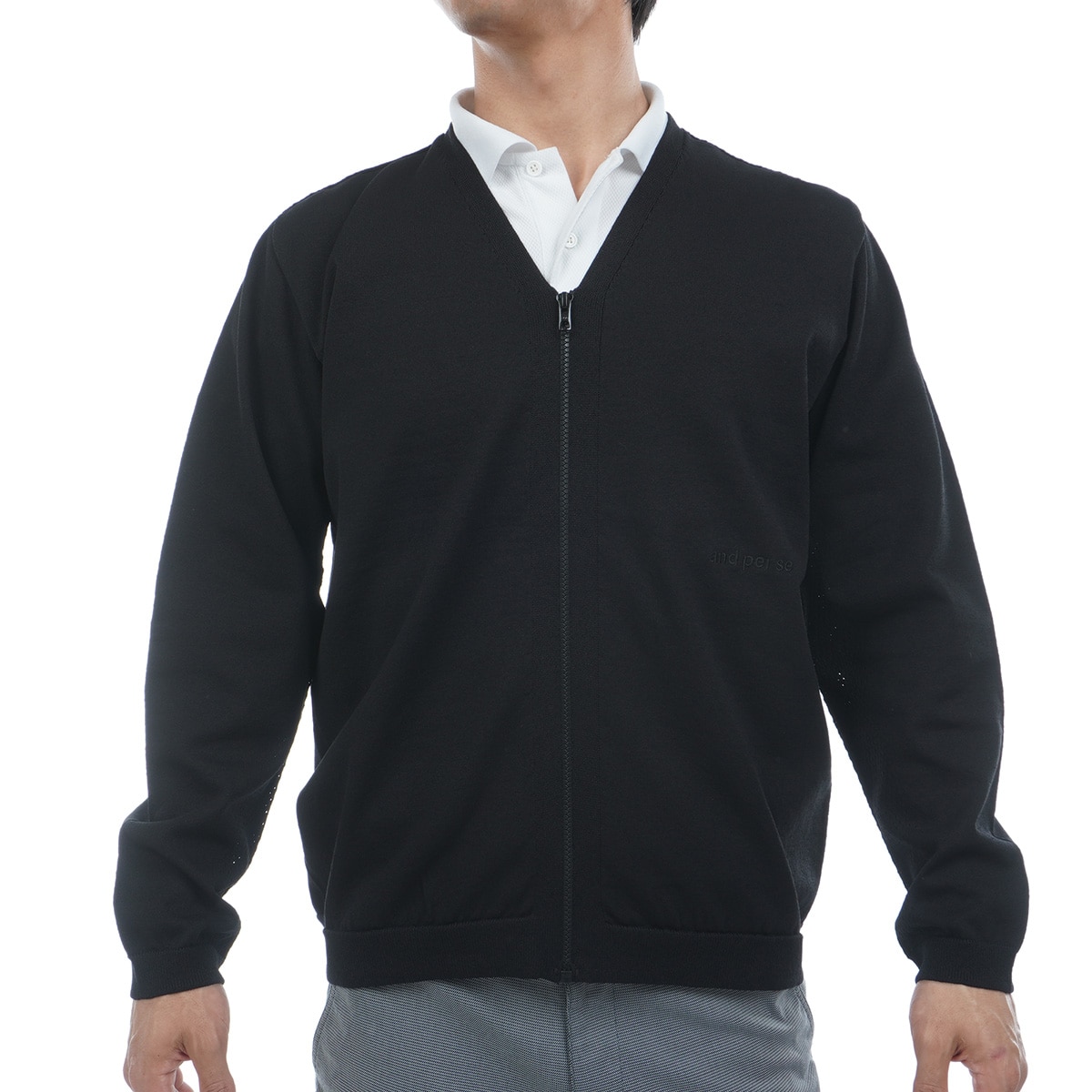 ペーパーファイバーニット ラウンジカーディガン(中間着(セーター