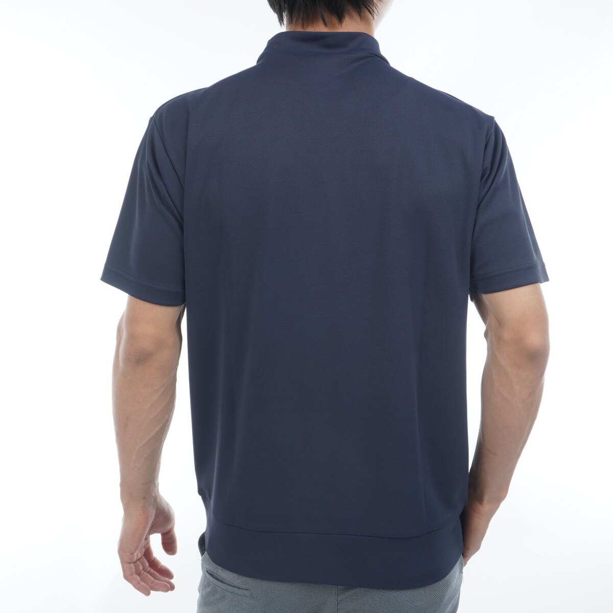 GR348　BRIEFING GOLF 半袖モックネック Tシャツ M BRIEFING - CE MENS BIAS LOGO MOCK NECK RELAXED FIT