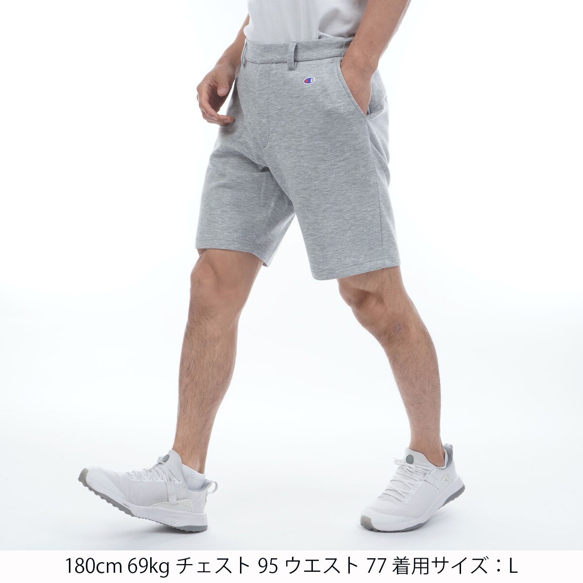 チャンピオンゴルフ　Champion GOLF　テックウイーブ ストレッチ 3層構造機能スウェットハーフパンツ テックウイーブ ストレッチ 3層構造機能スウェットハーフパンツ(ハーフ