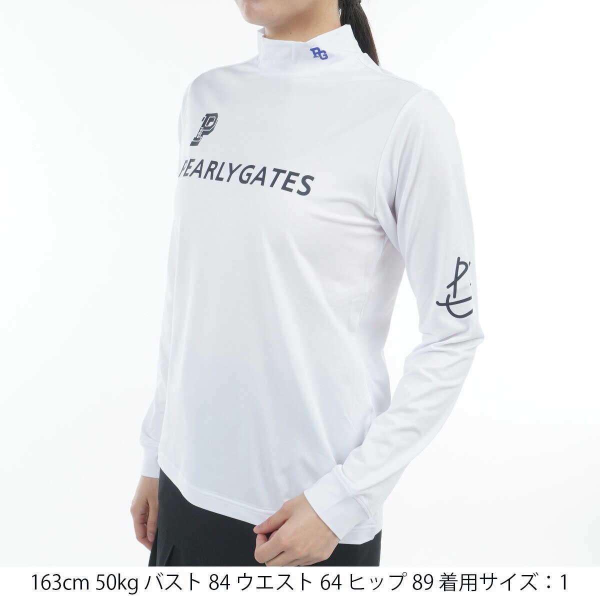 PEARLY GATES - パーリーゲイツ ソリストヒート鹿の子長袖シャツ ベア鹿の子 長袖シャツ レディス(長袖シャツ・ポロシャツ