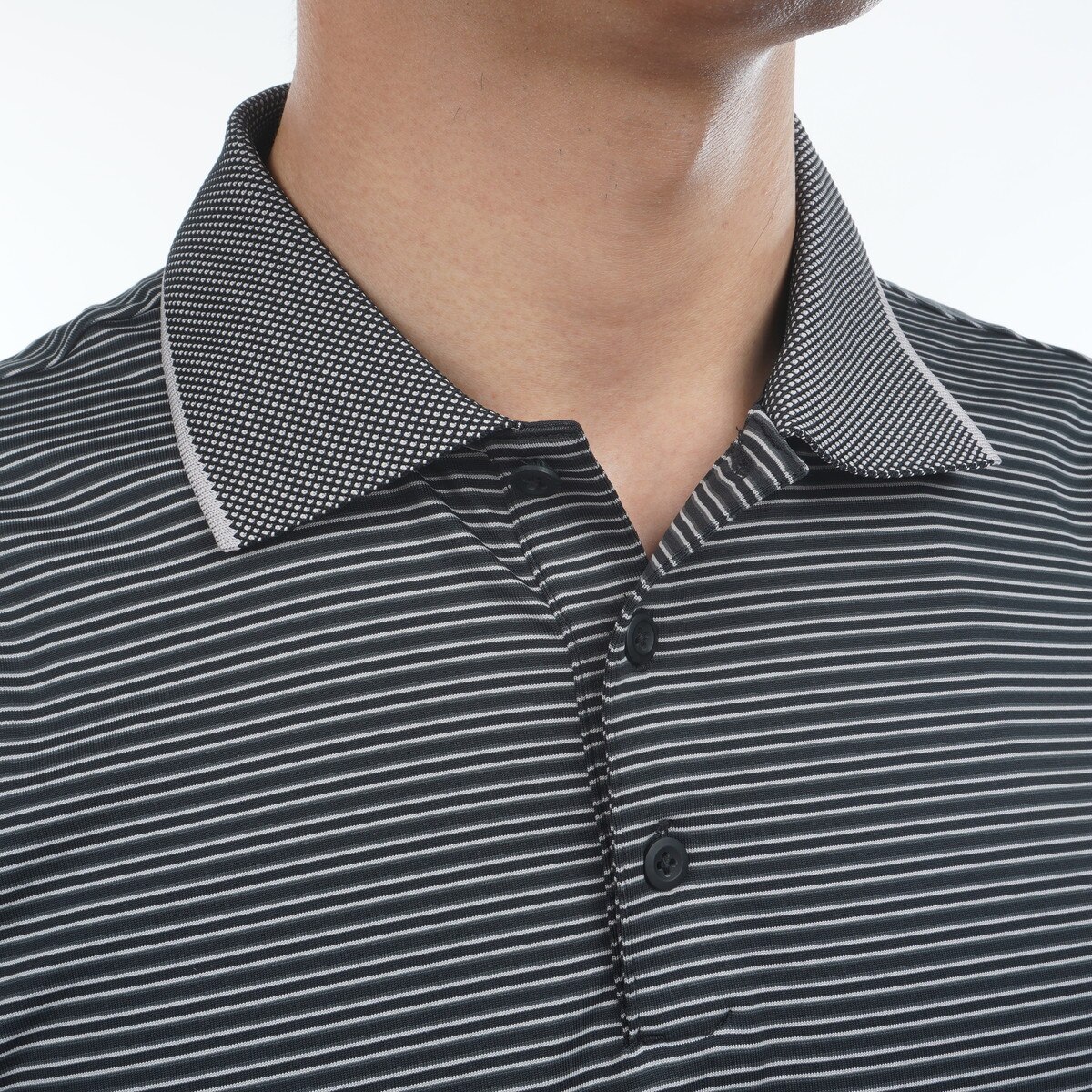 ストレッチ Dri-FIT ツアー ストライプ ゴルフ半袖ポロシャツ