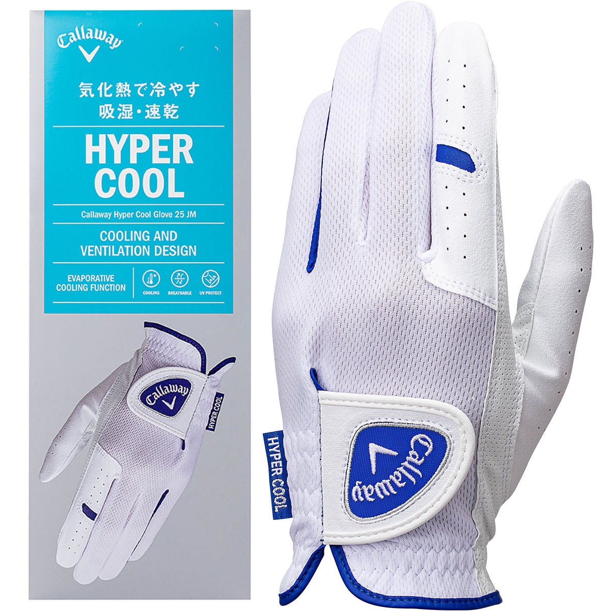 キャロウェイゴルフシューズ24．5センチ 手袋 HYPER COOL グローブ(【男性】グローブ)|Callaway Golf