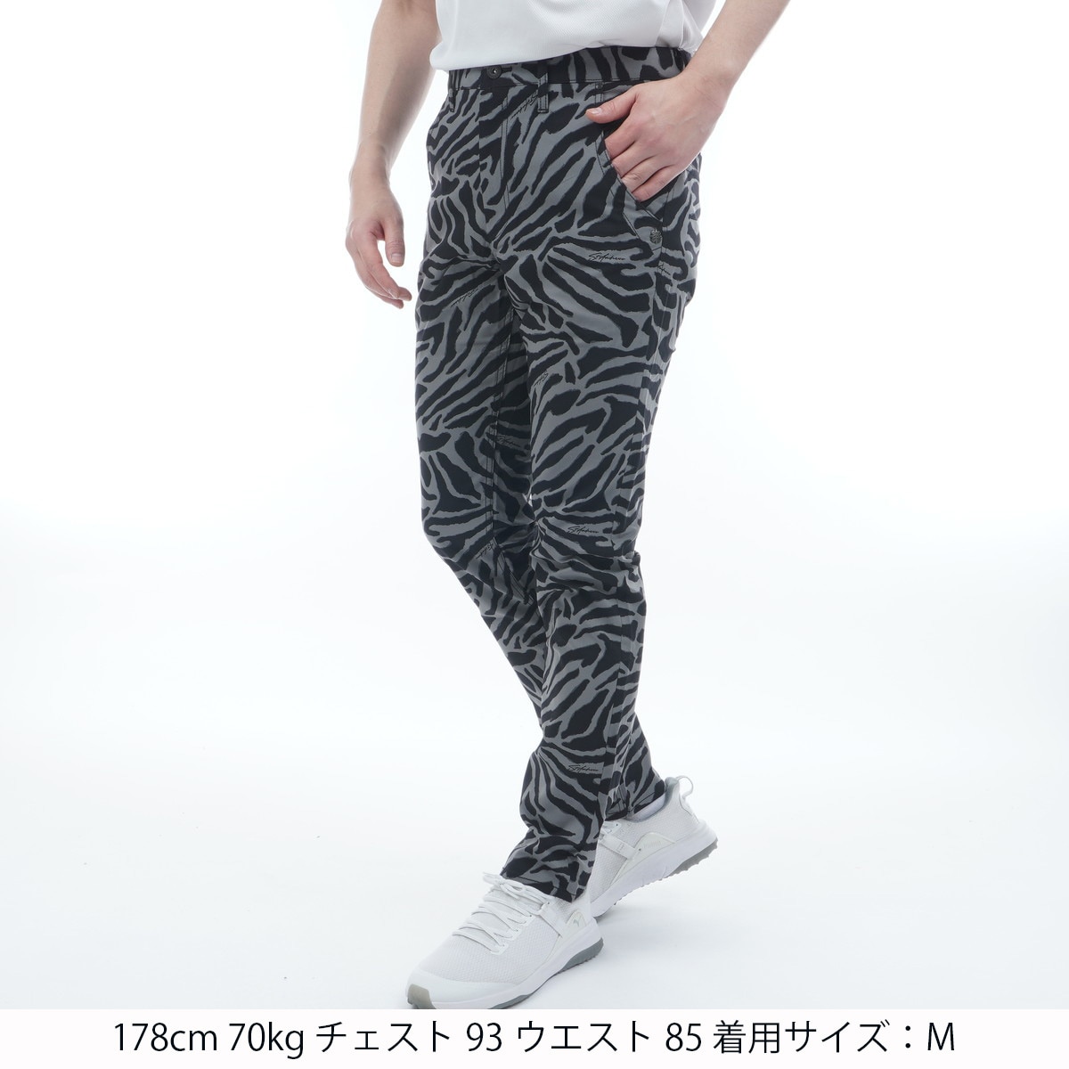 ST ANDREWS ダイヤ柄ジャカードパンツ Lサイズ ブラック St ANDREWS｜ジオメトリックジャガードパンツ (MENS) | Rakuten