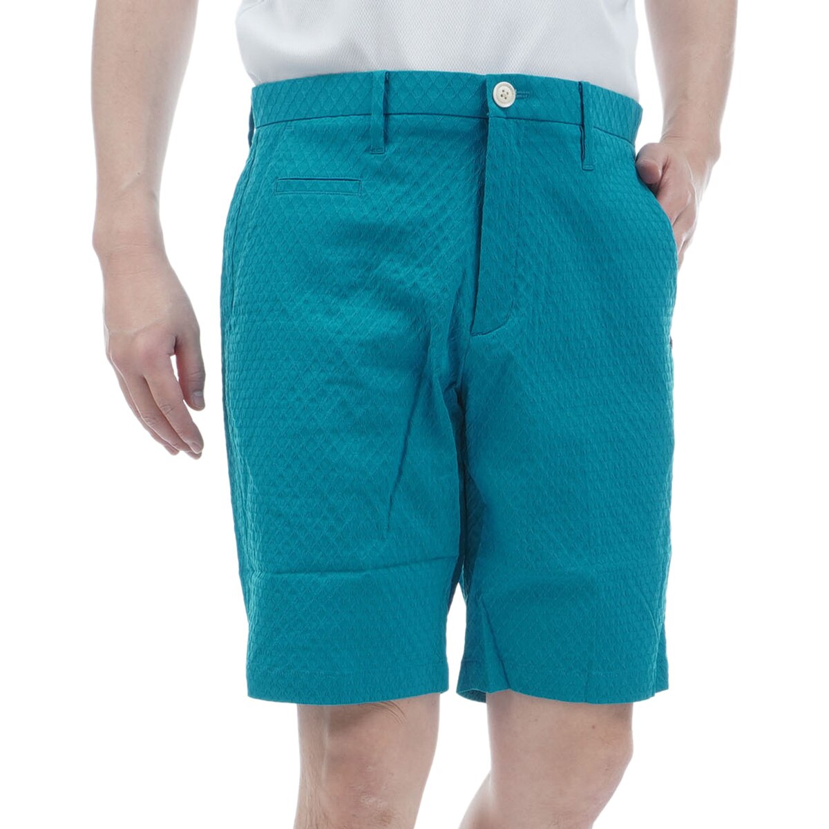 St ANDREWS サッカーストレッチショートパンツ ロゴプリント M