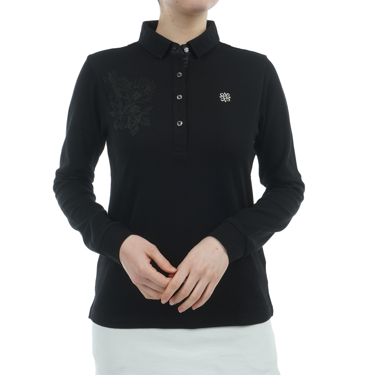 セントアンドリュースレディース長袖ポロシャツ