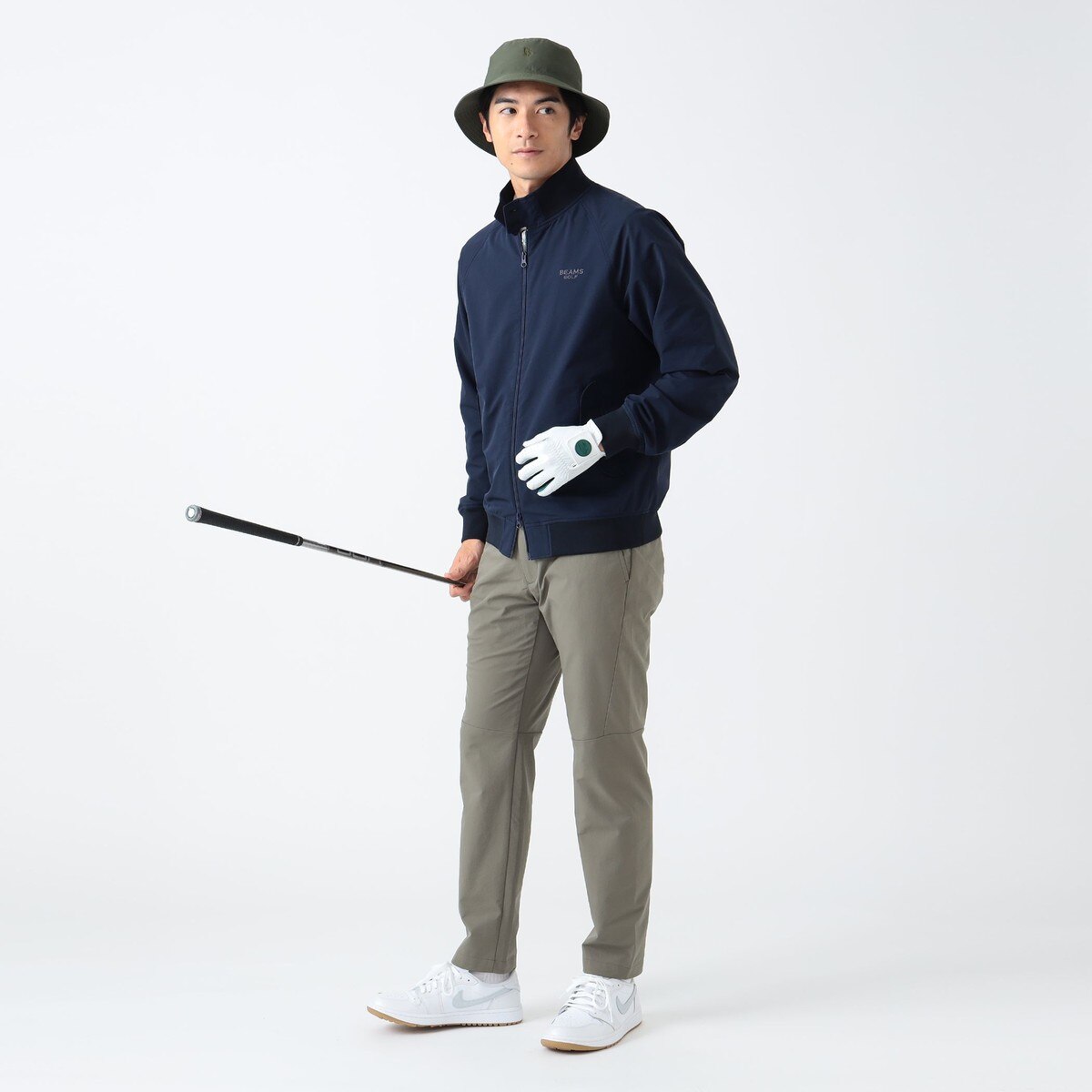 【美品】ビームスゴルフ M ドッグイヤーブルゾン ネイビー ジャケット・ブルゾン特集！！｜ビームス ゴルフ 小田急百貨店