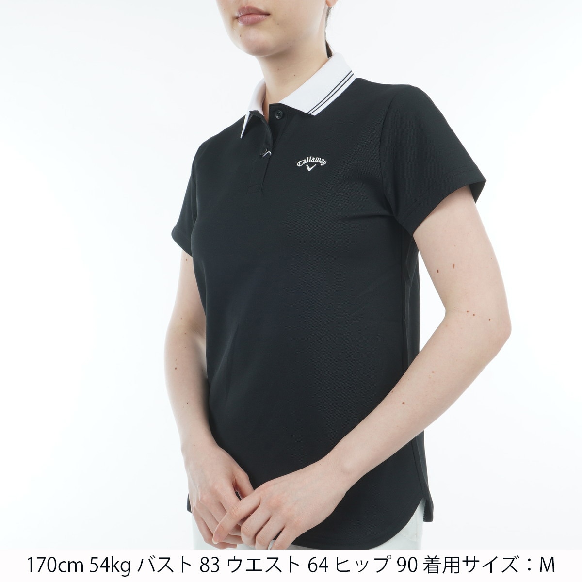 アウトレット】バックプリント半袖ポロシャツ レディス(半袖シャツ