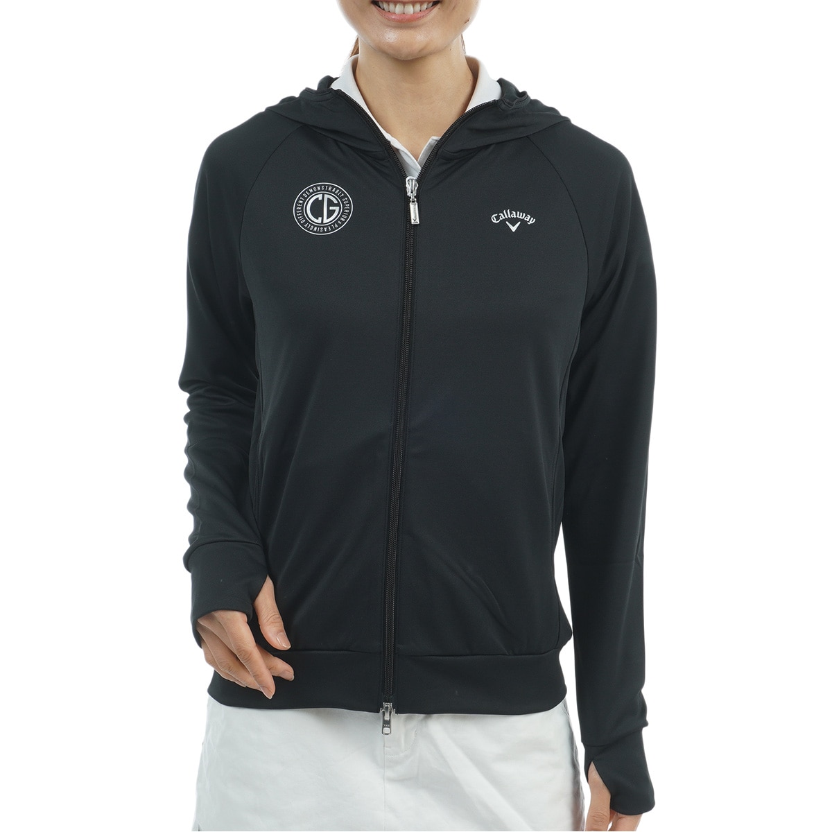 セール・アウトレット】裏クール 鹿の子UVパーカー レディス(中間着