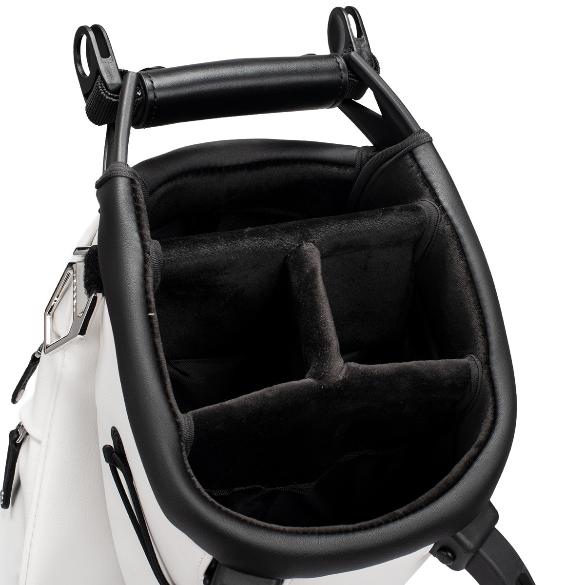 カーボン ラックス ダブルストラップ スタンドキャディバッグ(【男性