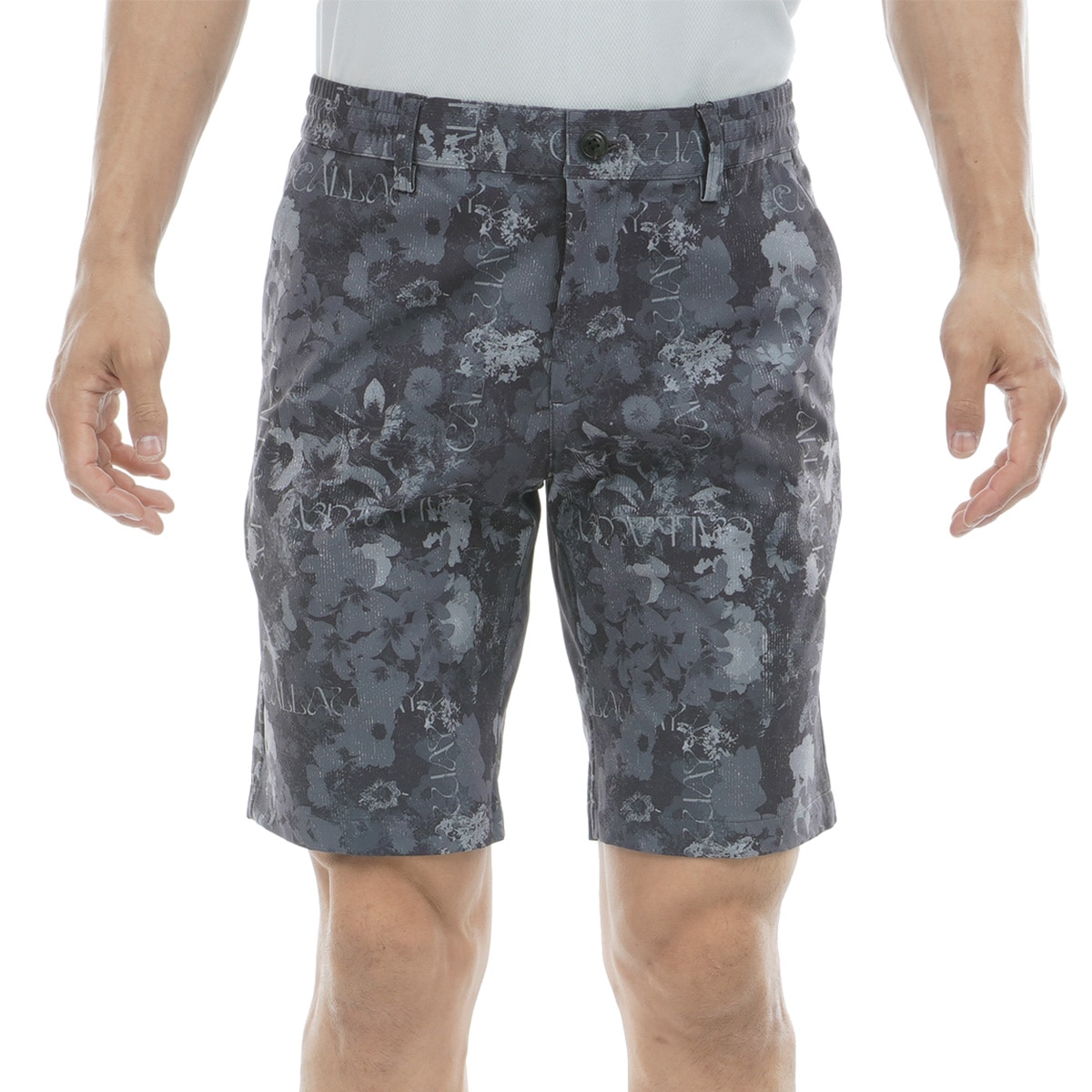 セール・アウトレット】ストレッチ フラワープリントショートパンツ