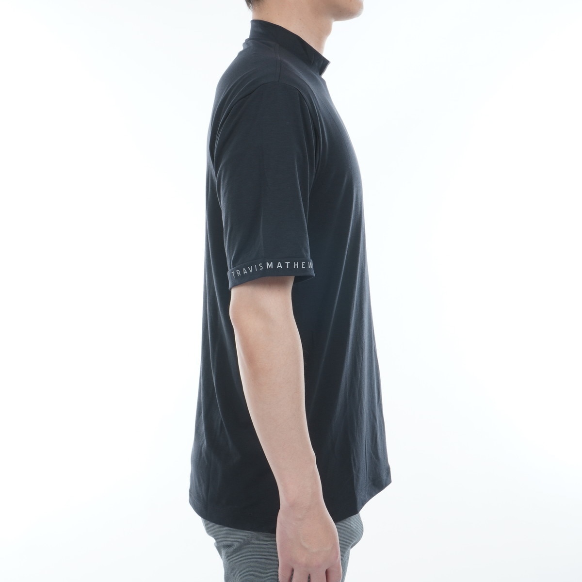 アウトレット】モックネック 半袖Tシャツ(半袖シャツ・ポロシャツ