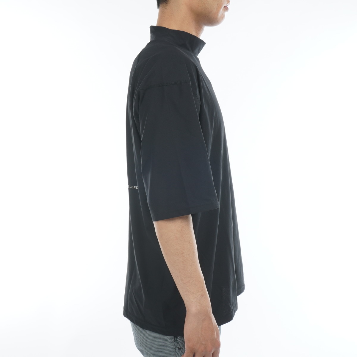 ストレッチ サーフモックネック5分袖シャツ(半袖シャツ・ポロシャツ