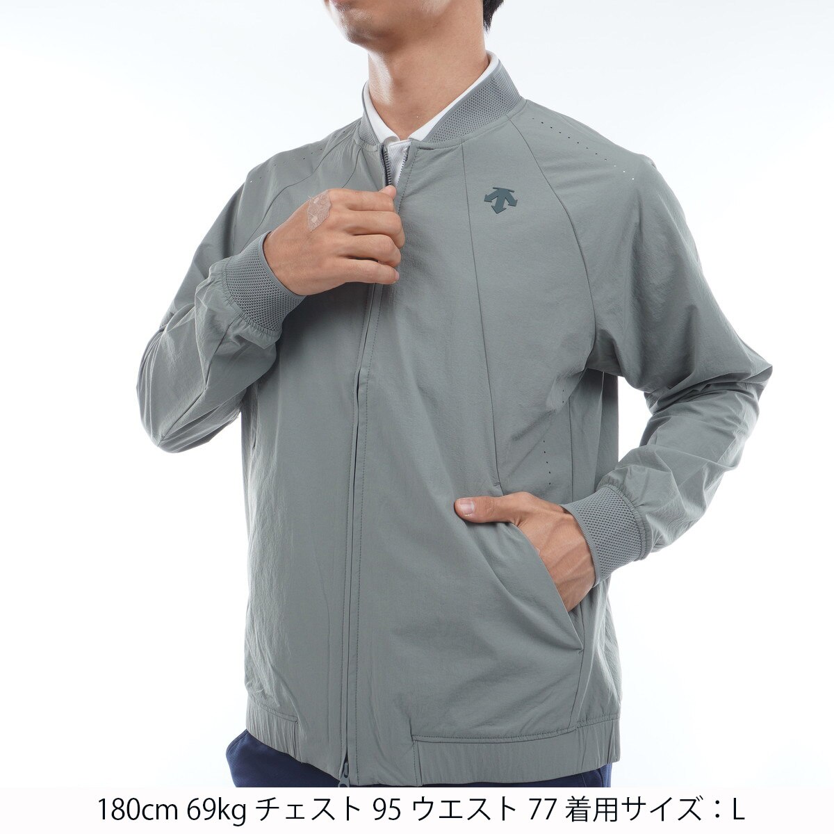 ストレッチ フルジップジャケット(アウター(ブルゾン、ウインド