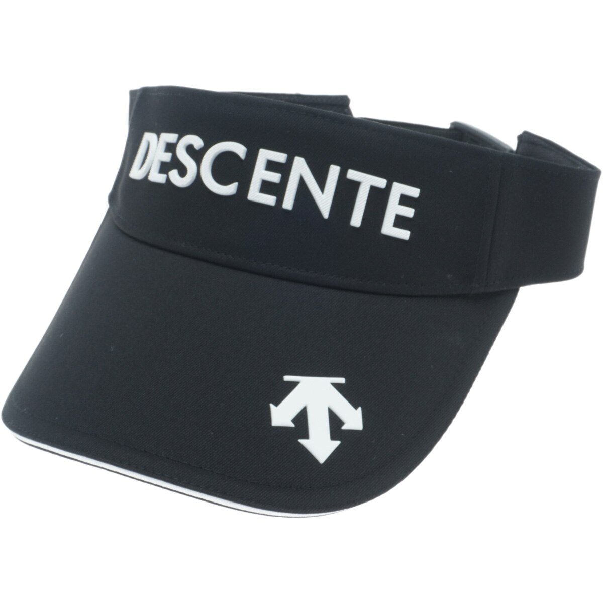 DESCENTE - 当日発送☆DESCENTE GOLF 韓国☆耳当て　サンバイザー　ブラック 当日発送☆DESCENTE GOLF 韓国☆耳当て サンバイザー ブラック