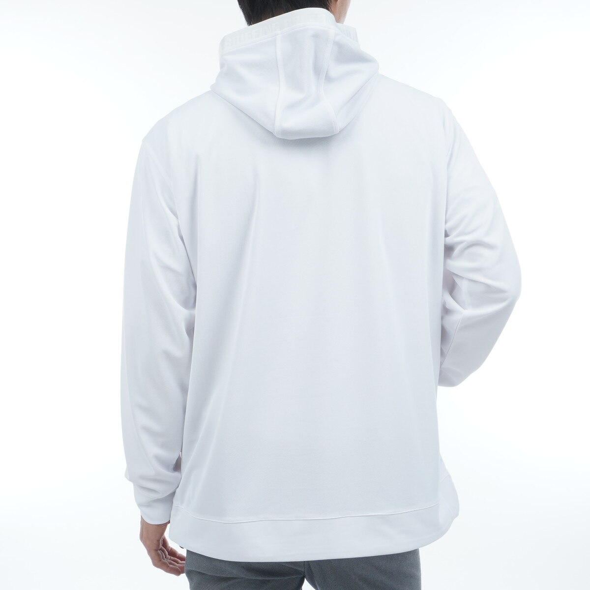 新品　BRIEFING MEN'S WR HOODIE RF ホワイトL WR RF フーディー(中間着(セーター、トレーナー))|BRIEFING