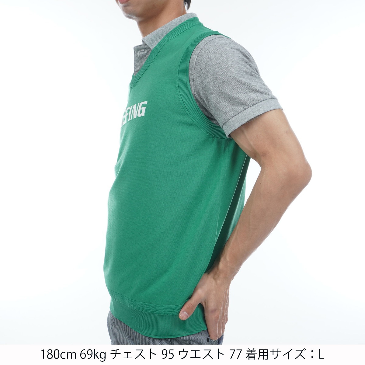 Vネックニットベスト(ベスト)|BRIEFING(ブリーフィング) BRG251M15の