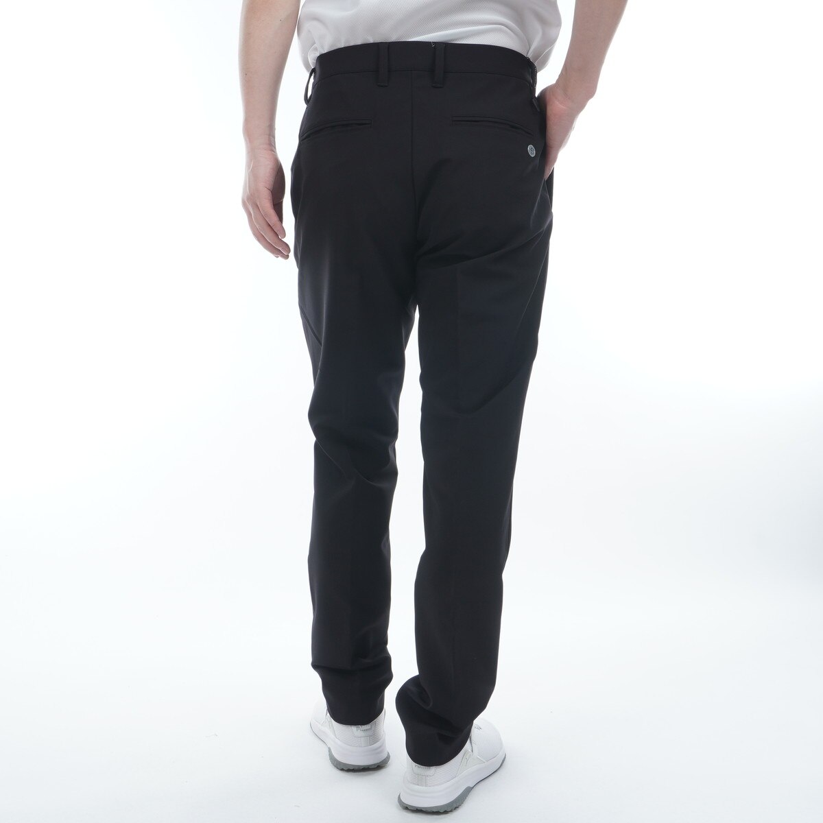 セール・アウトレット】ストレッチ ワンタッククリースパンツ(ロング