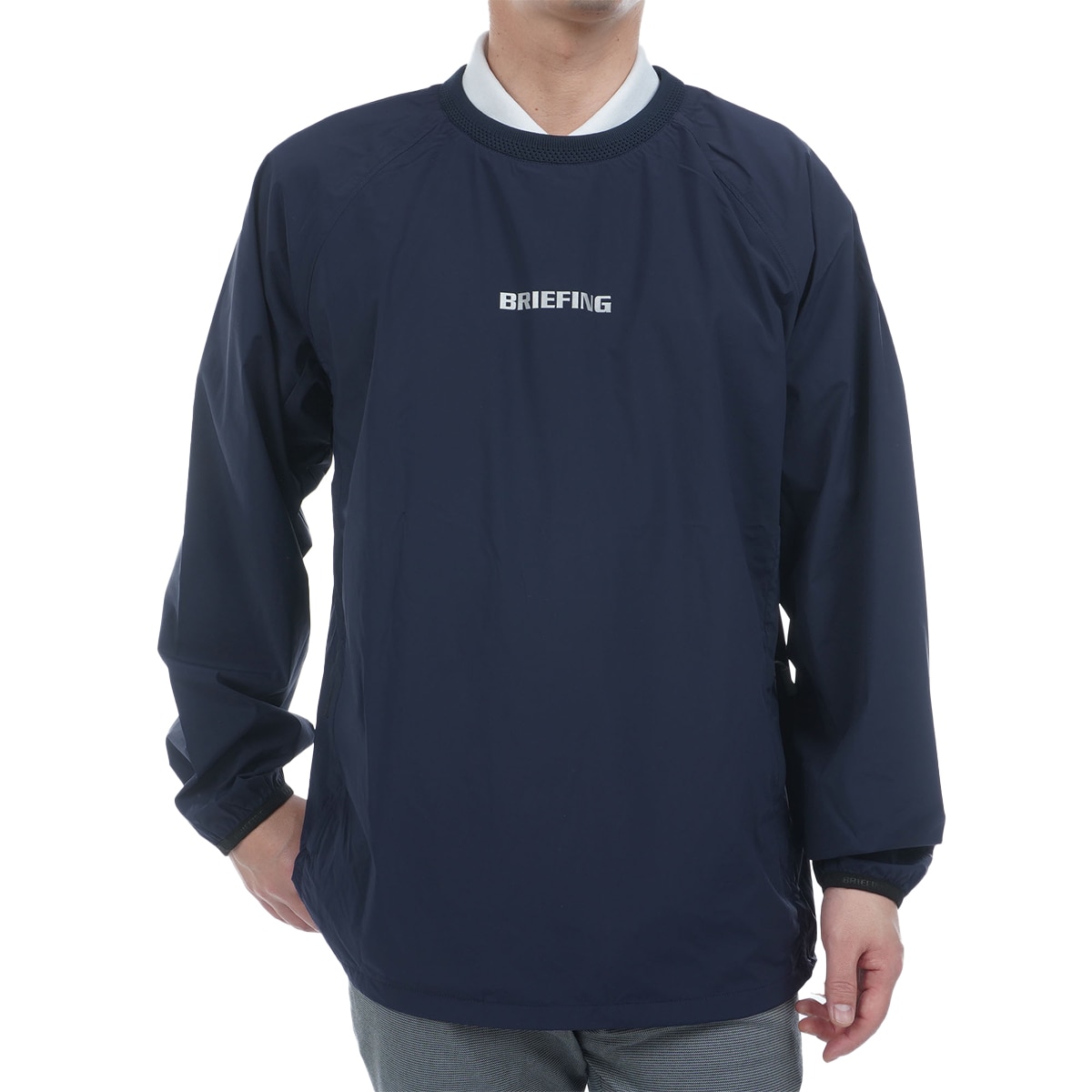 ストレッチ REFLECTIVE ロゴクルーネックプルオーバー(中間着