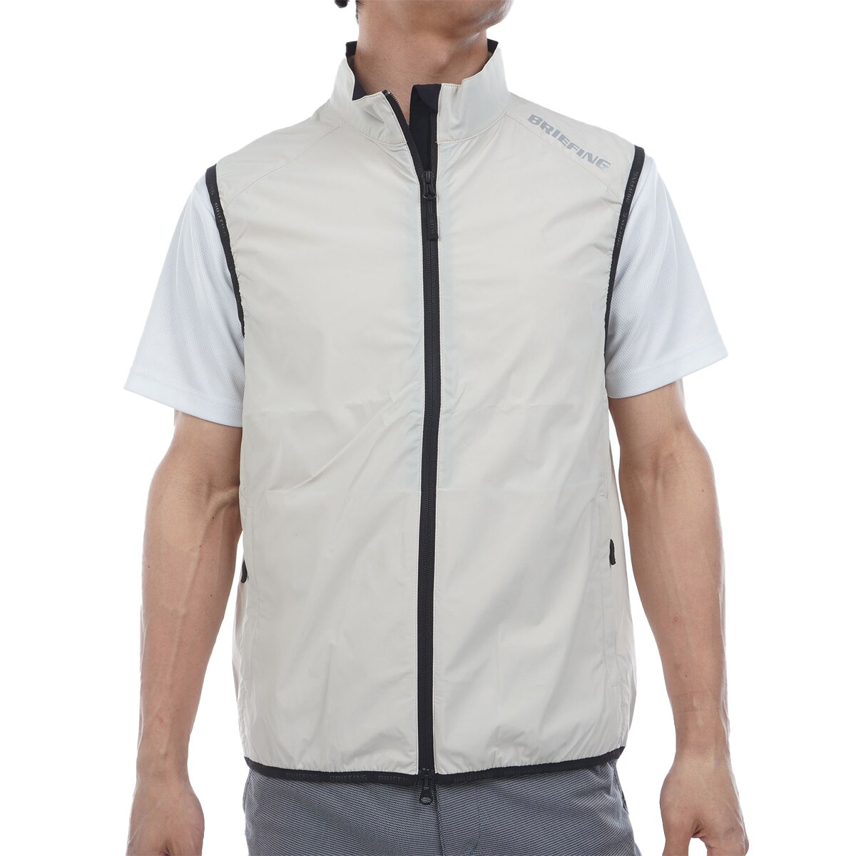 BRIEFING GOLF - FLEECE VEST フリース ジップアップ ベスト