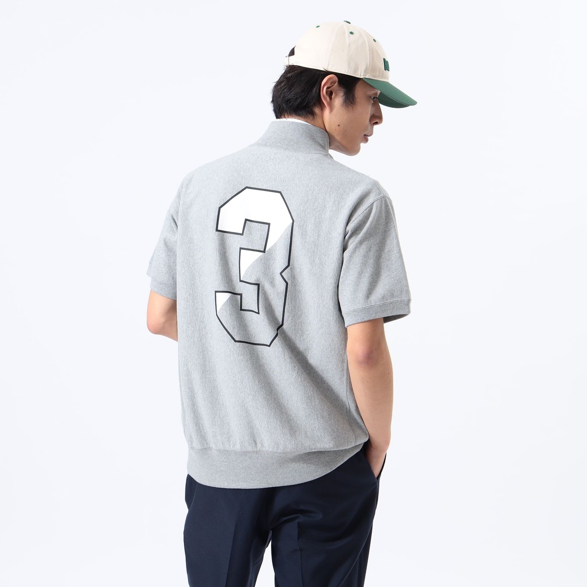 別注 Champion リバースウィーブ(R)ハーフジップ プルオーバー(中間着