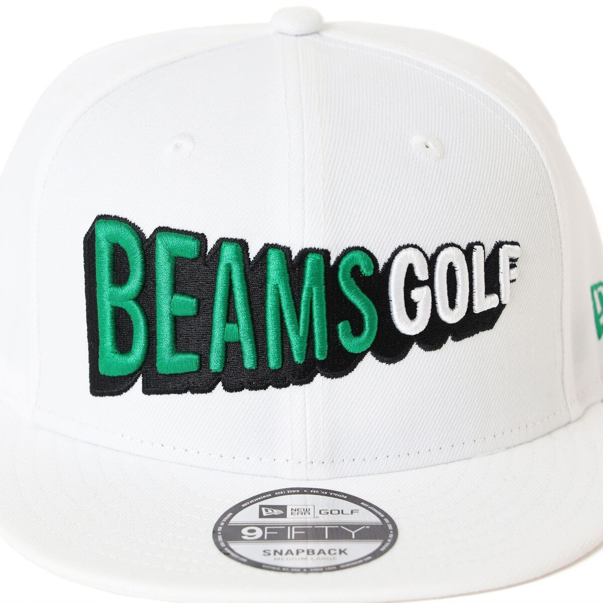 値下げしました⭐︎BEAMS GOLF 9FIFTY ビームスゴルフ　キャップ　赤 BEAMS GOLF（ビームス ゴルフ）【別注】NEW ERA /3Dフラッグ刺繍