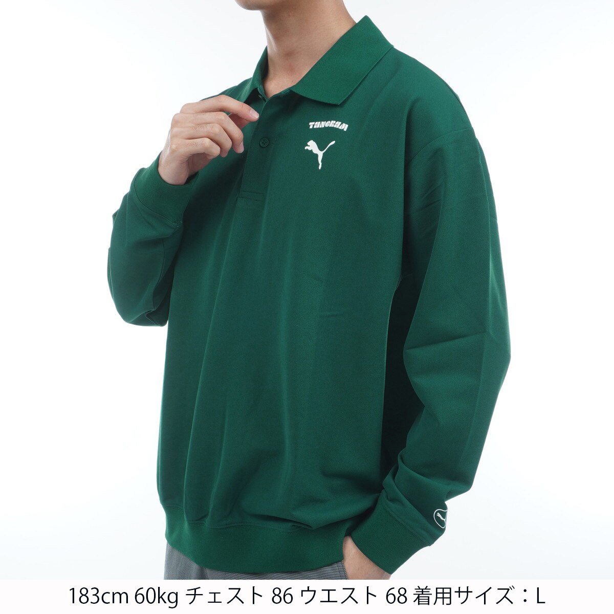 TANGRAM タングラム　PUMA ゴルフウェア golf ポロシャツ　長袖 PUMA公式】メンズ PUMA x TANGRAM 長袖 ポロシャツ