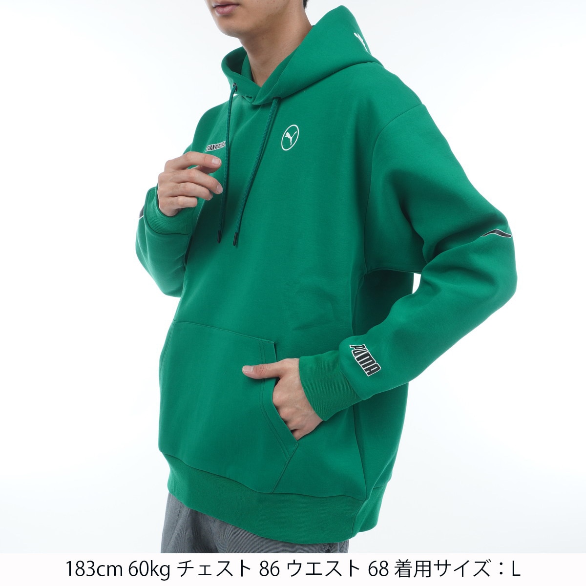 PUMA × TANGRAM ダンボールニットフーディー(中間着(セーター