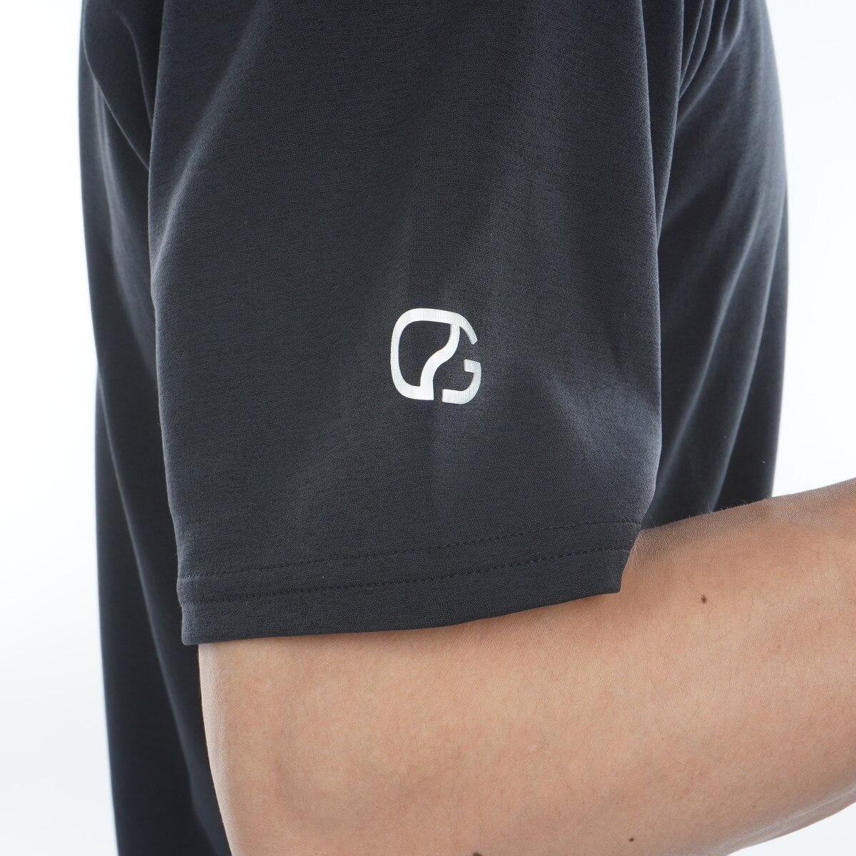 セール・アウトレット】ストレッチ バックライン モックネック半袖