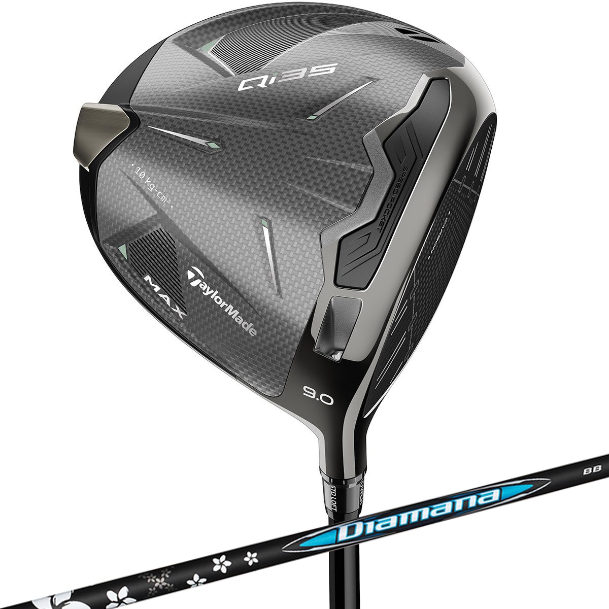 新品同様❗️レフティー Qi35ドライバー 左用 ディアマナSR テーラーメイド TaylorMade 【期間限定】 テーラーメイド Qi35 ドライバー