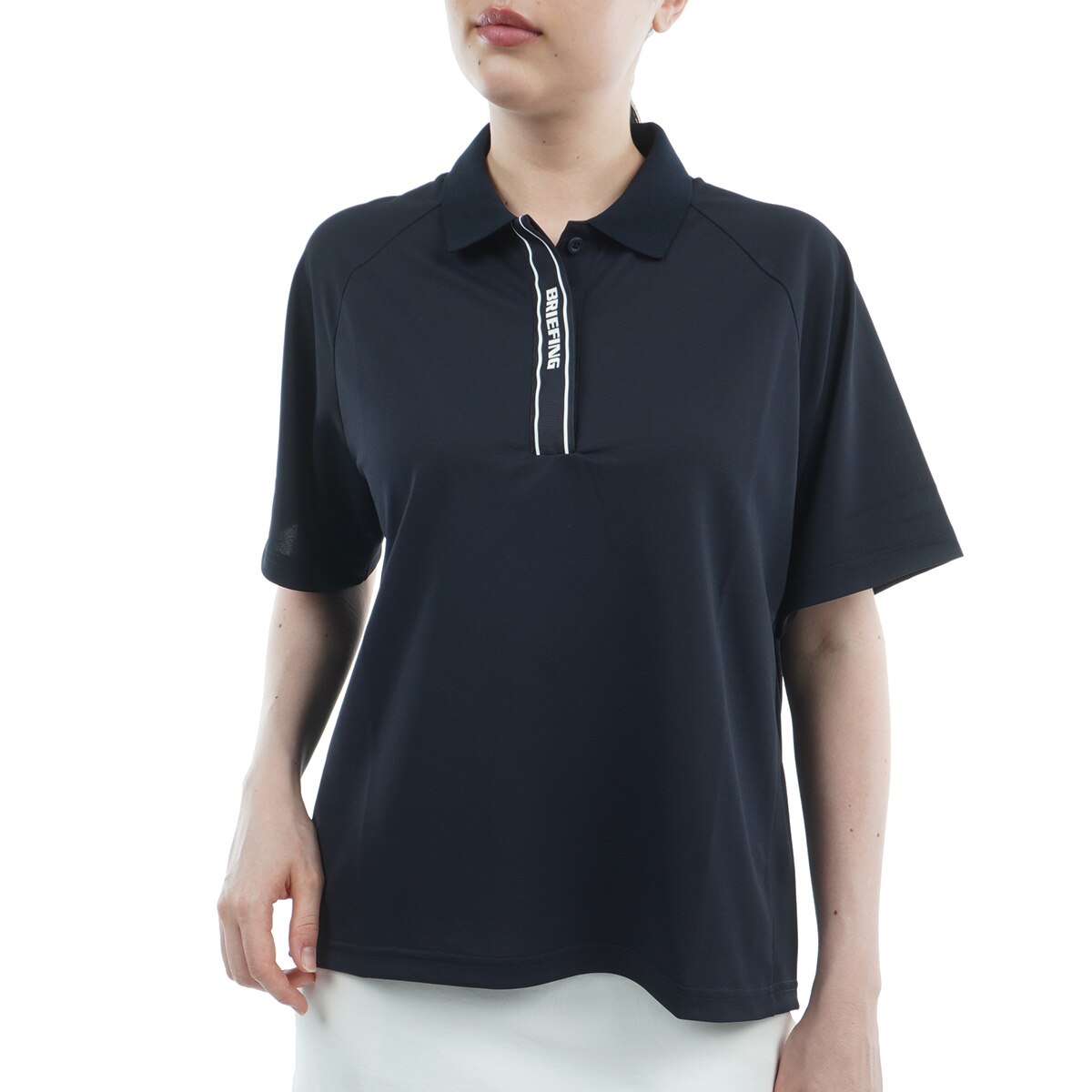 ★BRIEFING レディース　半袖ポロシャツM★ ミニ ロゴ RF 半袖ポロシャツ レディス(半袖シャツ・ポロシャツ