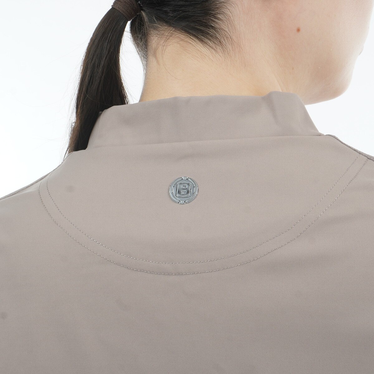 セール・アウトレット】ロゴ ライン ハイネックワンピース レディス