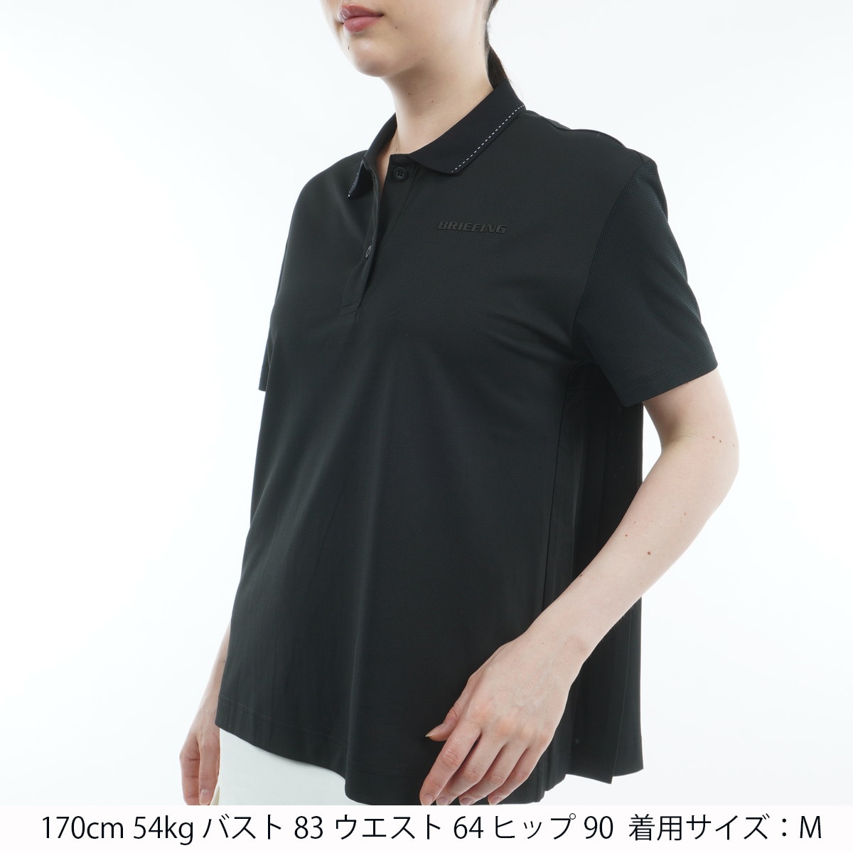 バックプリーツ RF 半袖ポロシャツ レディス(半袖シャツ