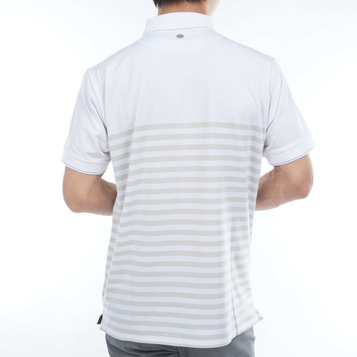 シャドウ ストライプ 半袖ポロシャツ(半袖シャツ・ポロシャツ