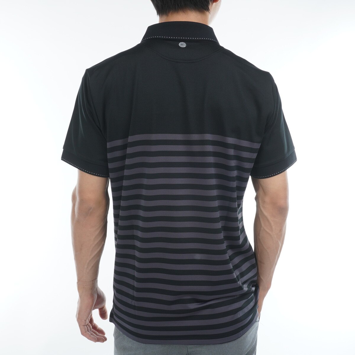 シャドウ ストライプ 半袖ポロシャツ(半袖シャツ・ポロシャツ