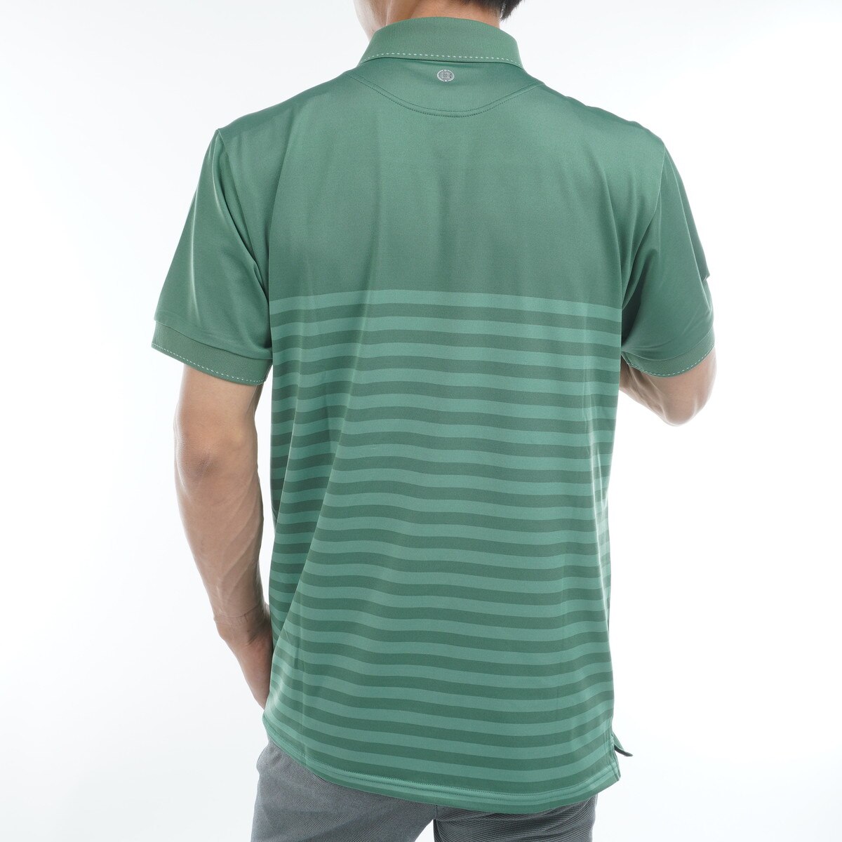 シャドウ ストライプ 半袖ポロシャツ(半袖シャツ・ポロシャツ