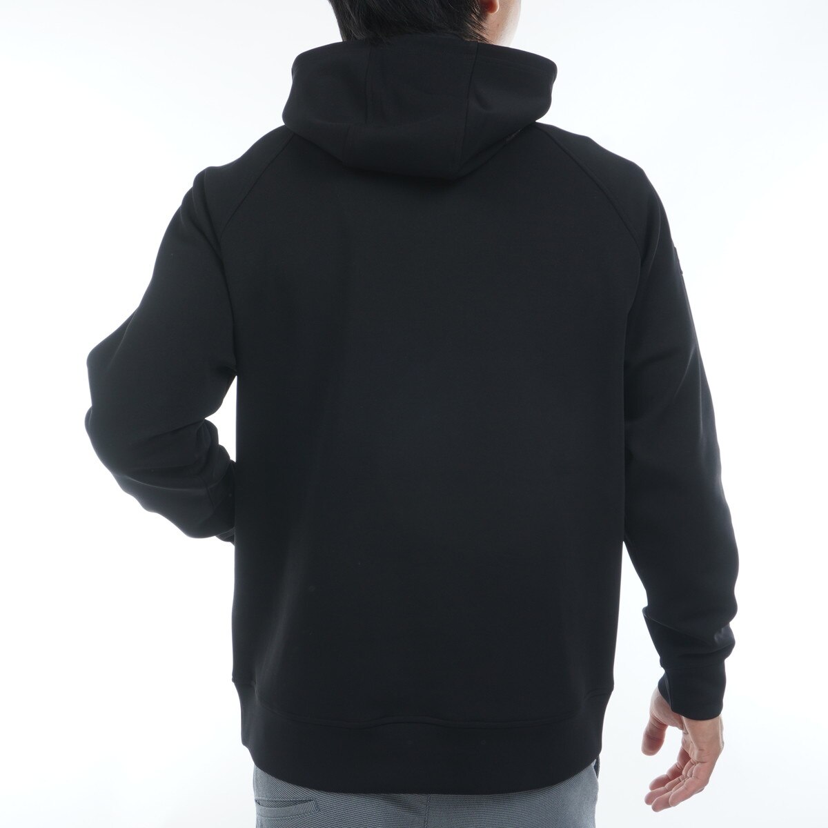BRIEFING ブラック 3Dロゴ トレーナー BRIEFING - 【25SS】 MEN'S 3D LOGO HALFZIP TOP / 3Dロゴ