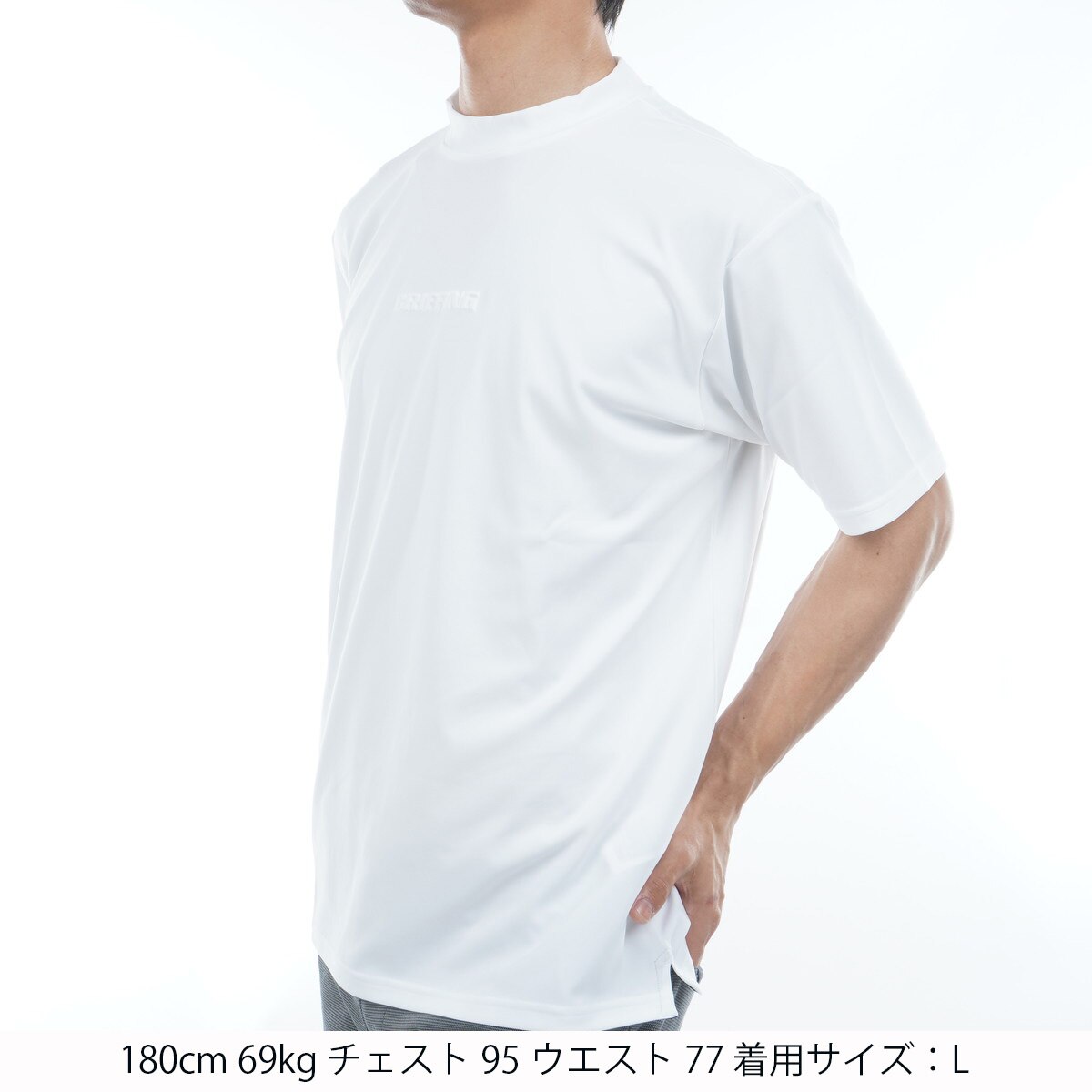 ミニ 3D ロゴ RF ハイネック半袖シャツ(半袖シャツ・ポロシャツ