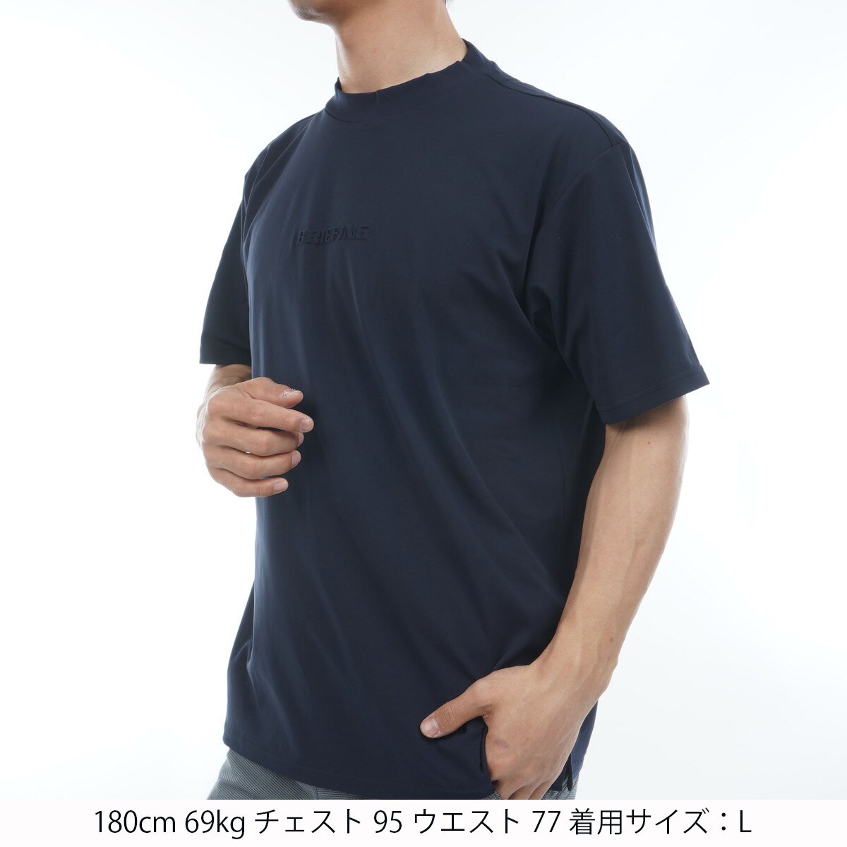 ミニ 3D ロゴ RF ハイネック半袖シャツ(半袖シャツ・ポロシャツ