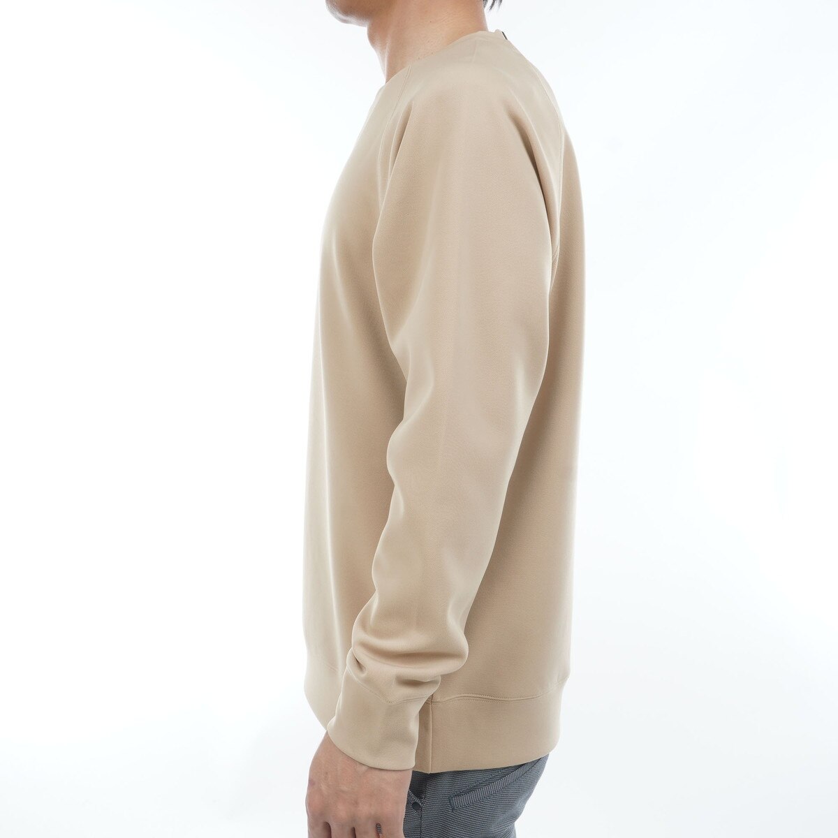 ストレッチ ミニ 3D ロゴ クルーネックスウェット(中間着(セーター