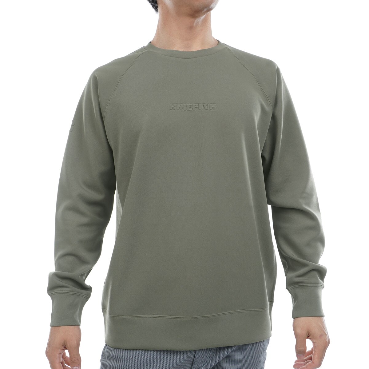 BRIEFING ストレッチミニ3Dロゴクルーネックスウェット　Lサイズ 楽天市場】ブリーフィング BRIEFING ストレッチ ミニ 3D ロゴ クルー